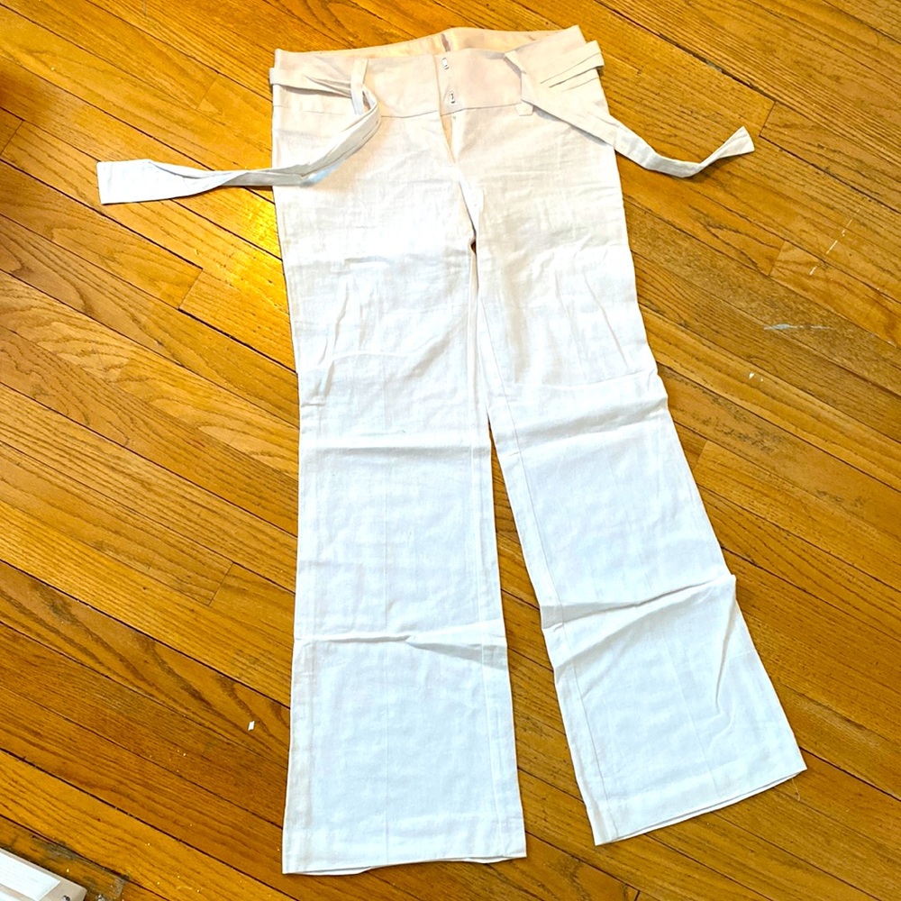 Charlotte Russe flare white pants